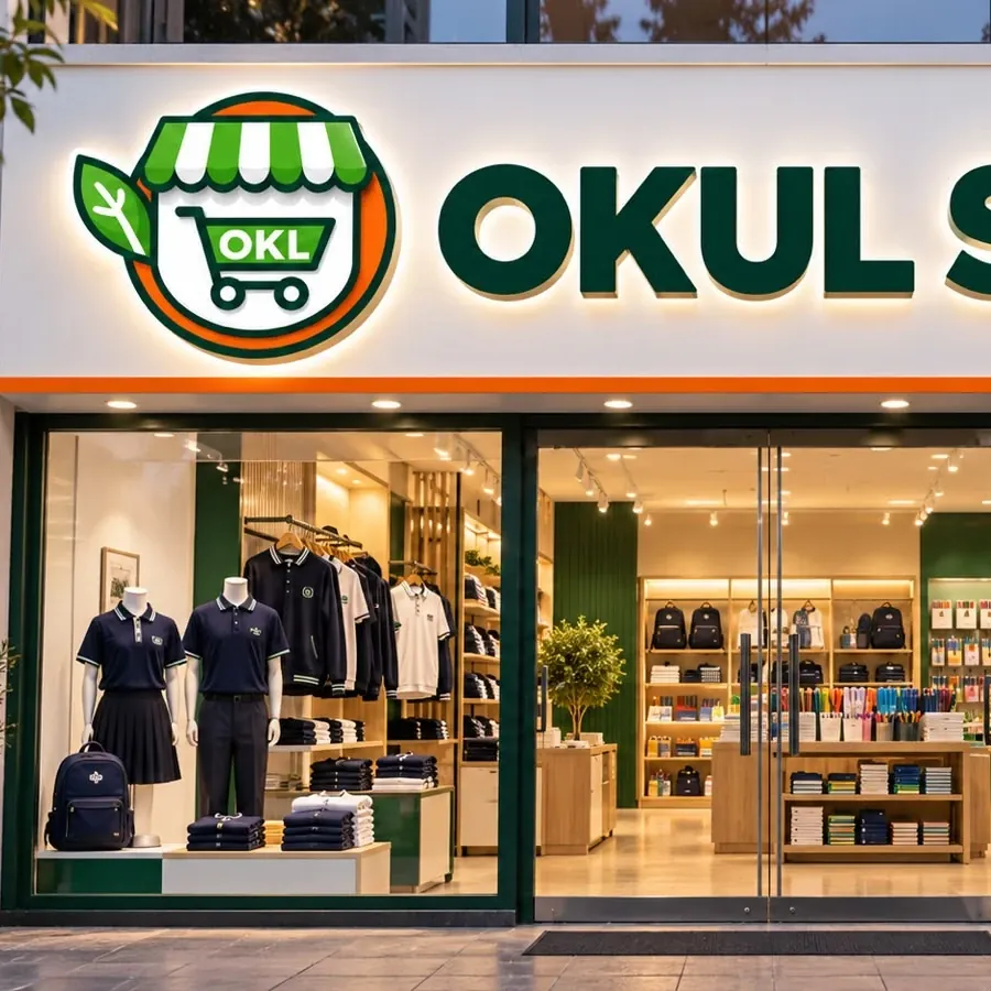 Okul Store franchise mağaza cephesi